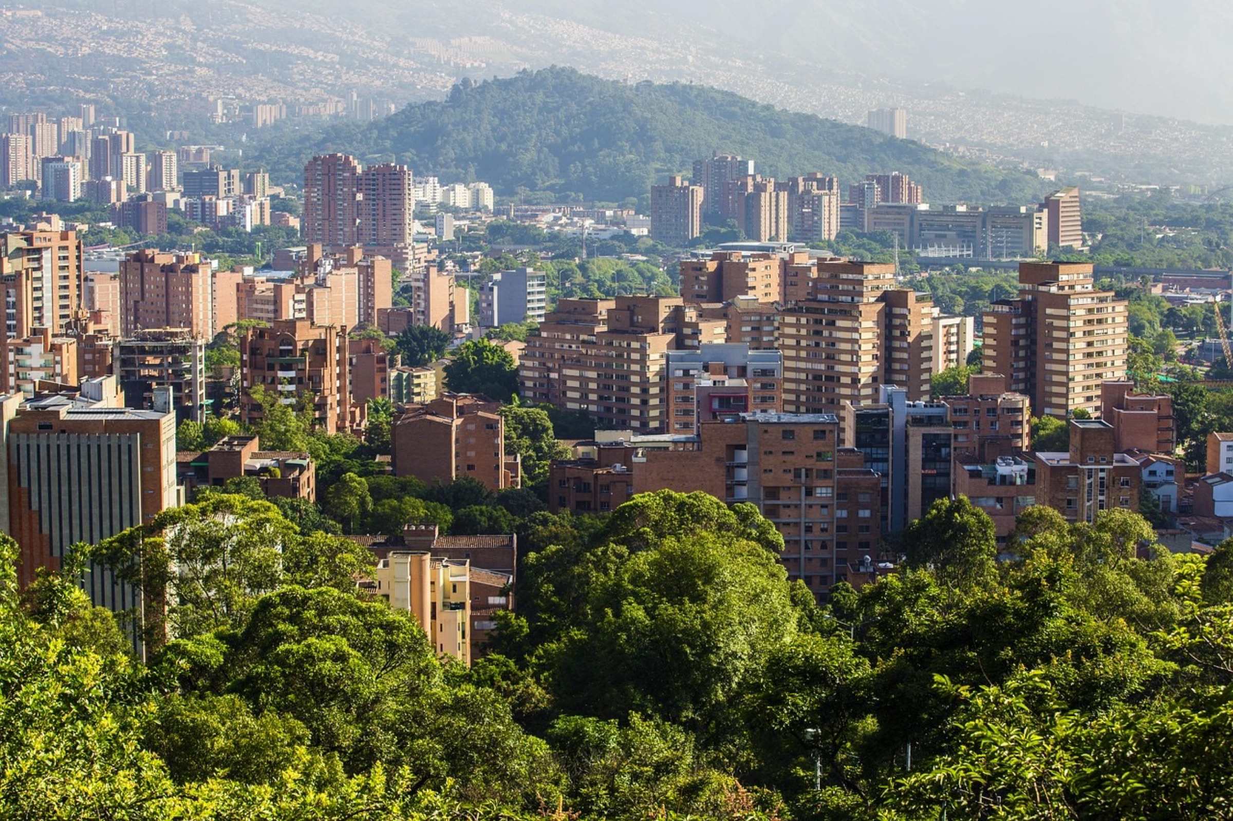 Medellín city view